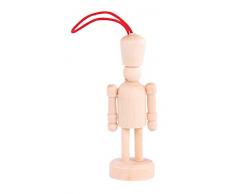 Rayher Schiaccianoci Deco Legno dappendere, 1, Naturale, 5.5 cm