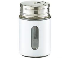 Zeller Spice Shaker, Argento/Bianco, 7Â x 11.5Â cm