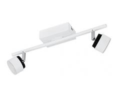 EGLO Led modello lampada da terra Armento / 2, bianco/nero 93.853 E