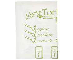 MI CASA - Strofinaccio da Cucina, Motivo: Tartarughe, Colore: Verde