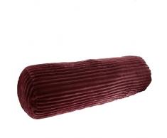 GÃ¶zze Cuscino cilindrico a Costine, Poliestere, Bacca, 75 x 22 x 22 cm