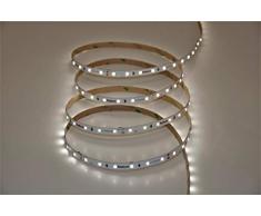 Radium - Striscia luminosa a LED, 400 lumen al metro, 6500 K bianco freddo, 5 m, autoadesiva