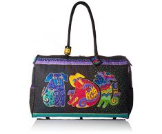 Laurel Burch Artistic Totes Borsa da Viaggio, Cani e Doggies
