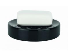 Spirella - Portasapone in Porcellana Dura, Modello Tube, Colore: Nero