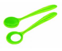 Fratelli Guzzini Aqua Posate Insalata, Verde, 28.00x0.02x0.02 cm 2 unitÃ 