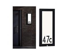 Paulmann 94256 Outdoor Panel Led Lampada da Esterno Rettangolare Incl. 1 x 10 Watt Antracite Alluminio 3000 K Bianco Caldo, 10 W