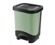 Tontarelli Cestino rifiuti a pedale 8L idea Nero/Blu