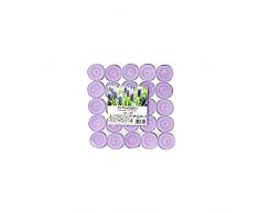 H&H 5902553 Set 17 X 25 Tealights Prof Lavanda Candele E Decorazioni Casa