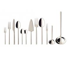 Villeroy & Boch La Classica120 Servizio Tavola, 70 Pezzi Mestolo, Acciaio 18/10, Argento, 48.0 x 33.0 x 11.0 cm