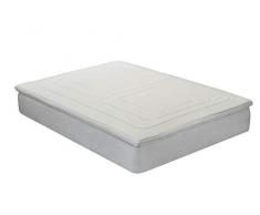 Classic Blanc Topper Viscoelastico Antiallergico 5 cm, 180 x 200 cm, Letto da 180