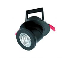 SLID Concept 0550 Faretto da Incasso, Alluminio, Nero