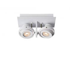 Lucide - Faretto da soffitto, in alluminio, 10 W, colore: Bianco