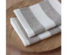 2 Canovacci lino - strofinacci lino - strofinacci da cucina in lino - asciugapiatti lino - grigio