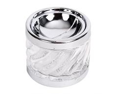 Helio Ferretti Posacenere Vetro Trasparente, Multicolore, Standard