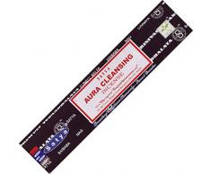 Puckator Satya Nag Champa-Bastoncini di incenso Aura Cleansing, Misto, Length 20cm