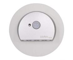 Zamel Ledix - Lampada da parete a LED, in metallo e alluminio