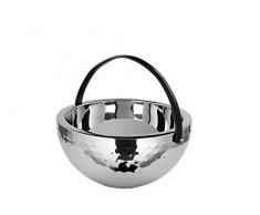 Unbekannt Fink caraneo BOL Ciotola per Punch, Acciaio Inox, Argento, 31Â x 31Â x 13Â cm