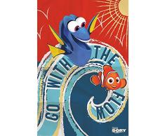 Findet Dorie - Finding Dory - Go with The Flow - Disney Zeichentrick Animation Film Movie Kino Poster Druck 61x91,5