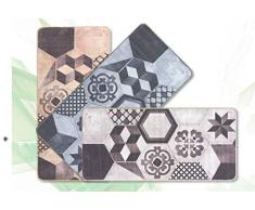 Reds Tappeto Modello Tile, 57 x 120 cm, Multicolore