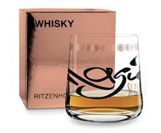 RITZENHOFF 3540012 - Bicchiere da whisky in rame metallizzato, colore: Nero