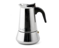Caffettiera Espresso Macchina Per CaffÃ¨ Espresso 4 Tazze 0,2 Litri Acciaio Inox