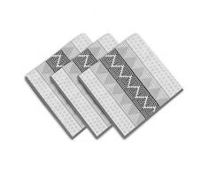 Soleil docre Inca Tovagliolo, Cotone, Nero, 45 x 45 cm