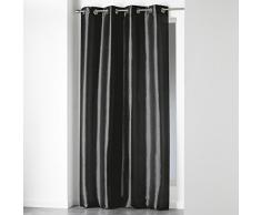 Douceur dâIntÃ©rieur - Tenda con occhielli, in poliestere, dimensioni: 140 x 240 cm, ceramica, nero, 140x1x240 cm
