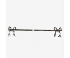 Better & Best 0053153, portasciugamani Decorativo, in Metallo, Argentato, Unico