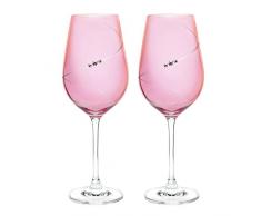 Portmeirion GLP78606, XG-Calice da Vino, Set da 2, Colore: Rosso