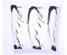 La Finesse Copricuscino Decorativo Quadrato 50 x 50 cm per la casa in Cotone per Soggiorno Divano Camera da Letto cc281, Tessuto colorato, Taglia Unica