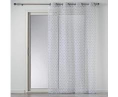 Douceur dintérieur Tenda con Occhielli, 140 x 240 cm, Stampa trasferibile Constelline, Colore: Grigio