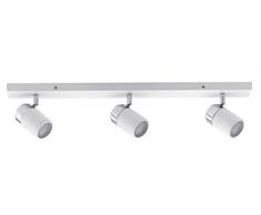 Paulmann 66713 Spotlight Zyli IP44 traversa Max. 3x10W GU10 Bianco/Cromo 230 V Metallo, 60 cm x 7 cm x 11 cm