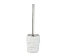 Wenko Set Corda Porta Scopino, Poliresina, Bianco, 10Â x 10Â x 37.5Â cm