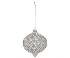 Clayre & Eef 6GL1640 - Palline per Albero di Natale, Ã 9 x 10 cm