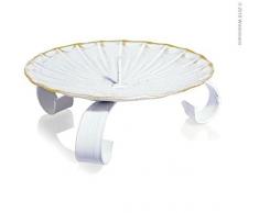 wiede Uomo portacandele in Metallo con Spina, Cera, Oro, 4Â x 8Â cm