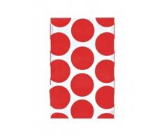 Amscan Candy Buffet Polka Dots 10 Trattare Borse, Mela Rossa