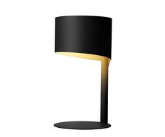 Lucide KNULLE - Lampada da tavolo in metallo, 40 W, colore: Nero