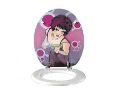 Outlook Design Kingsize Copriwater Universale, MDF, Bianco