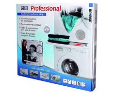 Scanpart 150120110 - Cornice per impilamento Lavatrice e asciugatrice con Vassoio di Lavoro