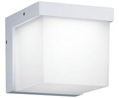 Trio Leuchten Lampada da parete a LED da esterno Yangtze, alluminio acrilico bianco 228260101
