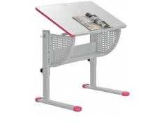Unbekannt hjh ufficio 673610 scrivania per bambini, legno, rosa/Bianco, 87 x 67 x 13 cm