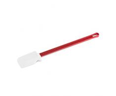 thermohauser 8300037138 - Raschietto in silicone, 42 x 7 cm, spatola, manico rosso (nylon), colore: Bianco
