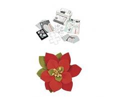 Sizzix Set Big Shot Plus Starter Kit, Acciaio inossidabile e Fustella Bigz Stella di Natale di Pete Hughes, ABS Plastic, 17.4x14x1.9 cm