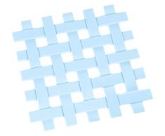 HABI F811/2 Sottopentola Silicone Quadrato Pastello, 17 cm, Multicolore