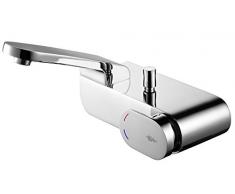 Bisk Futura De Luxe-Rubinetto Miscelatore a Leva Singola per Vasca da Bagno Cromato 20 x 25 x 14 cm