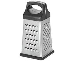 Wham 21970Â Design 4Â Fach Grattugia, Acciaio, Nero, 28Â x 8Â x 8Â cm