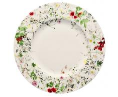 Rosenthal Brillance - Piatto Piatto con Ala in Porcellana di Osso, Multicolore, 23 cm