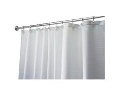 InterDesign Carlton Tenda Doccia, Tessuto, Bianco, 180x180x0.25 cm