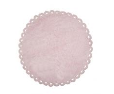 Aratextil Chanel Tappeto per Bambini, Cotone, Rosa, 140Â cm Dia