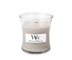 Woodwick Candela Clessidra, Piccola, Mini Jar Warm Wool